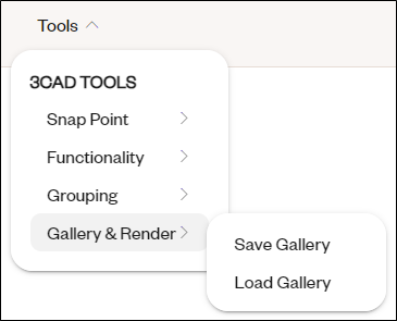 2D load gallery menu
