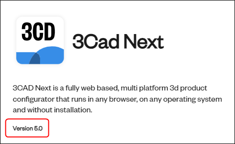 3cad next current version