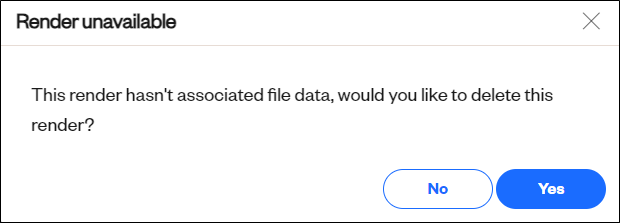 message render unavailable