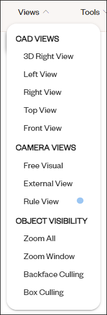 Tools and settings: the 3CAD Next top bar – 3CAD